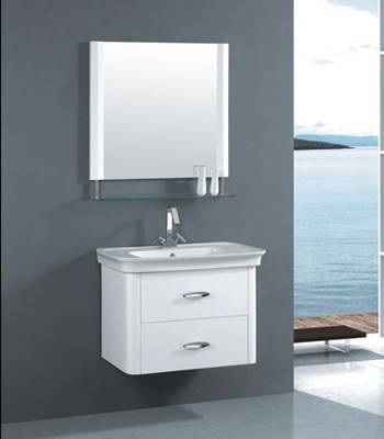 威特衛(wèi)浴 簡約浴室柜與玻璃洗手盆的品質(zhì)之選